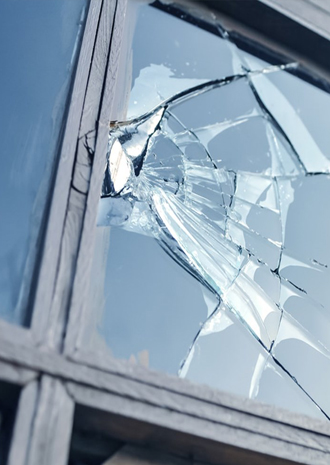 Broken Window Glass - AllGlass