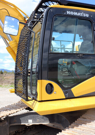 Excavator Door Glass Repair - AllGlass