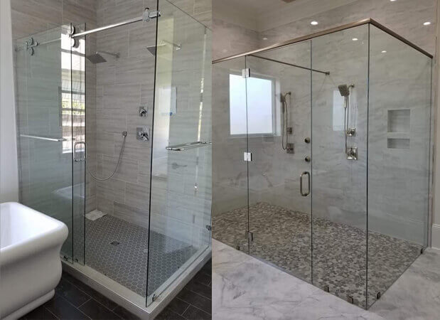 Bathroom Glass Wall by AllGlass